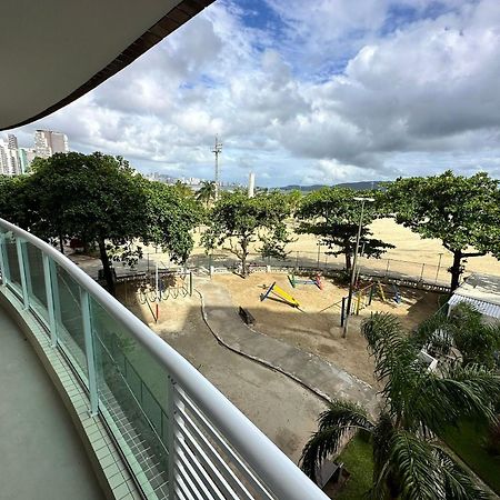 Appartement Ap Pe Na Areia Vista Parcial Mar à Santos  Extérieur photo
