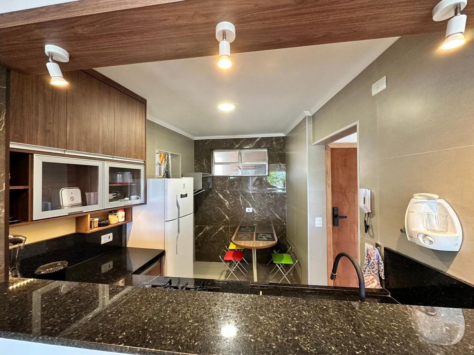 Appartement Ap Pe Na Areia Vista Parcial Mar à Santos  Extérieur photo