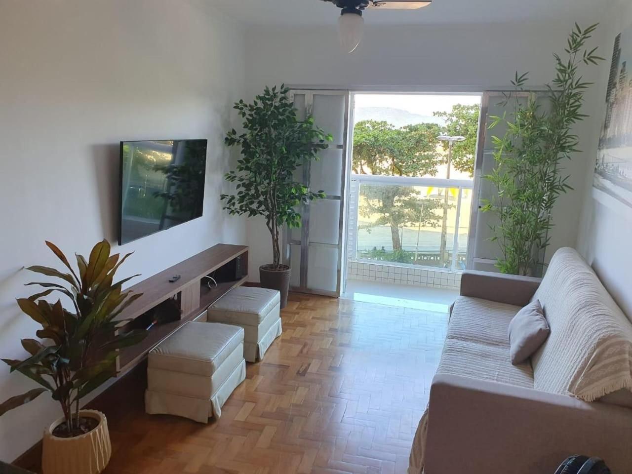 Appartement Ap Pe Na Areia Vista Parcial Mar à Santos  Extérieur photo