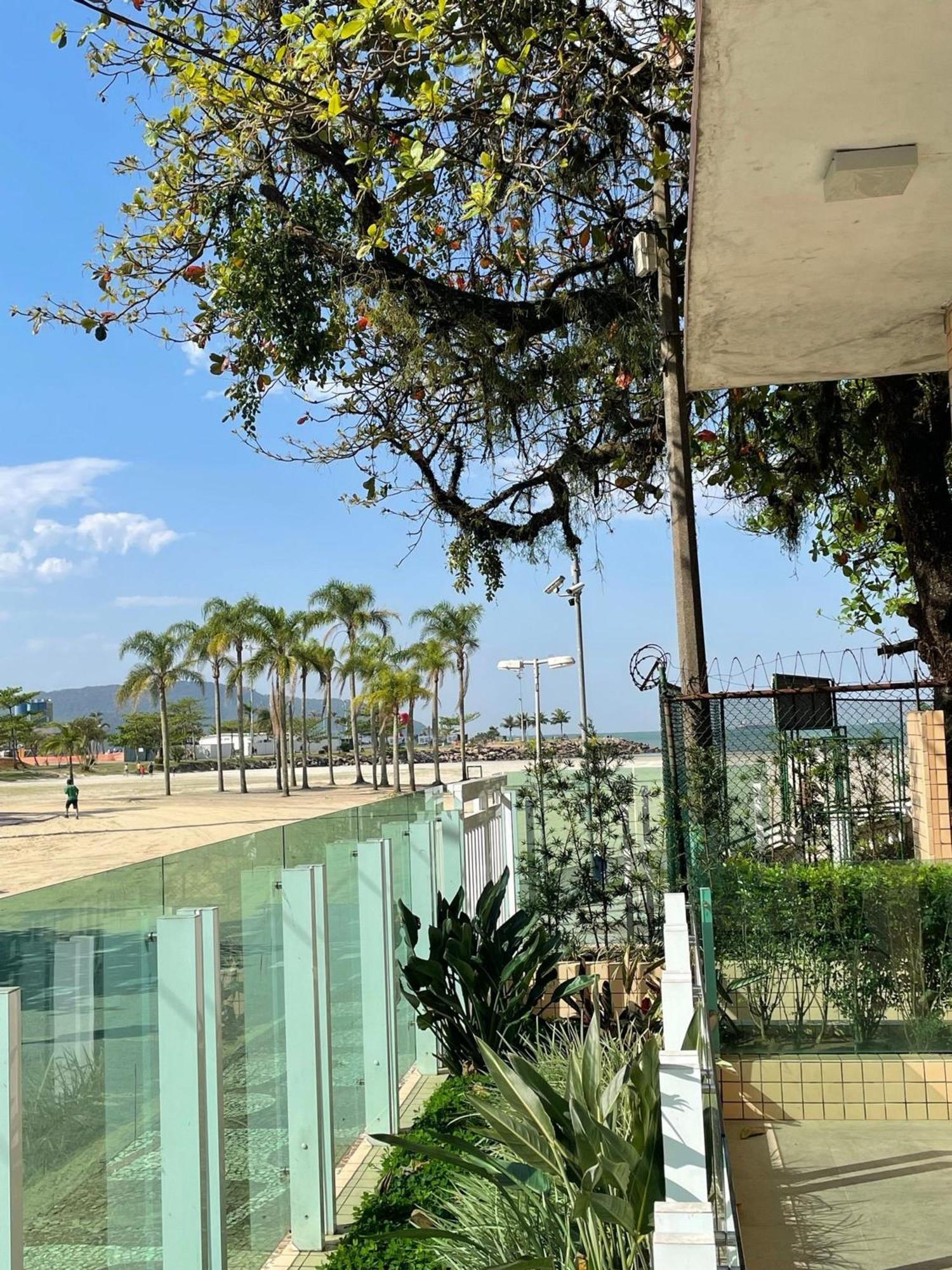 Appartement Ap Pe Na Areia Vista Parcial Mar à Santos  Extérieur photo