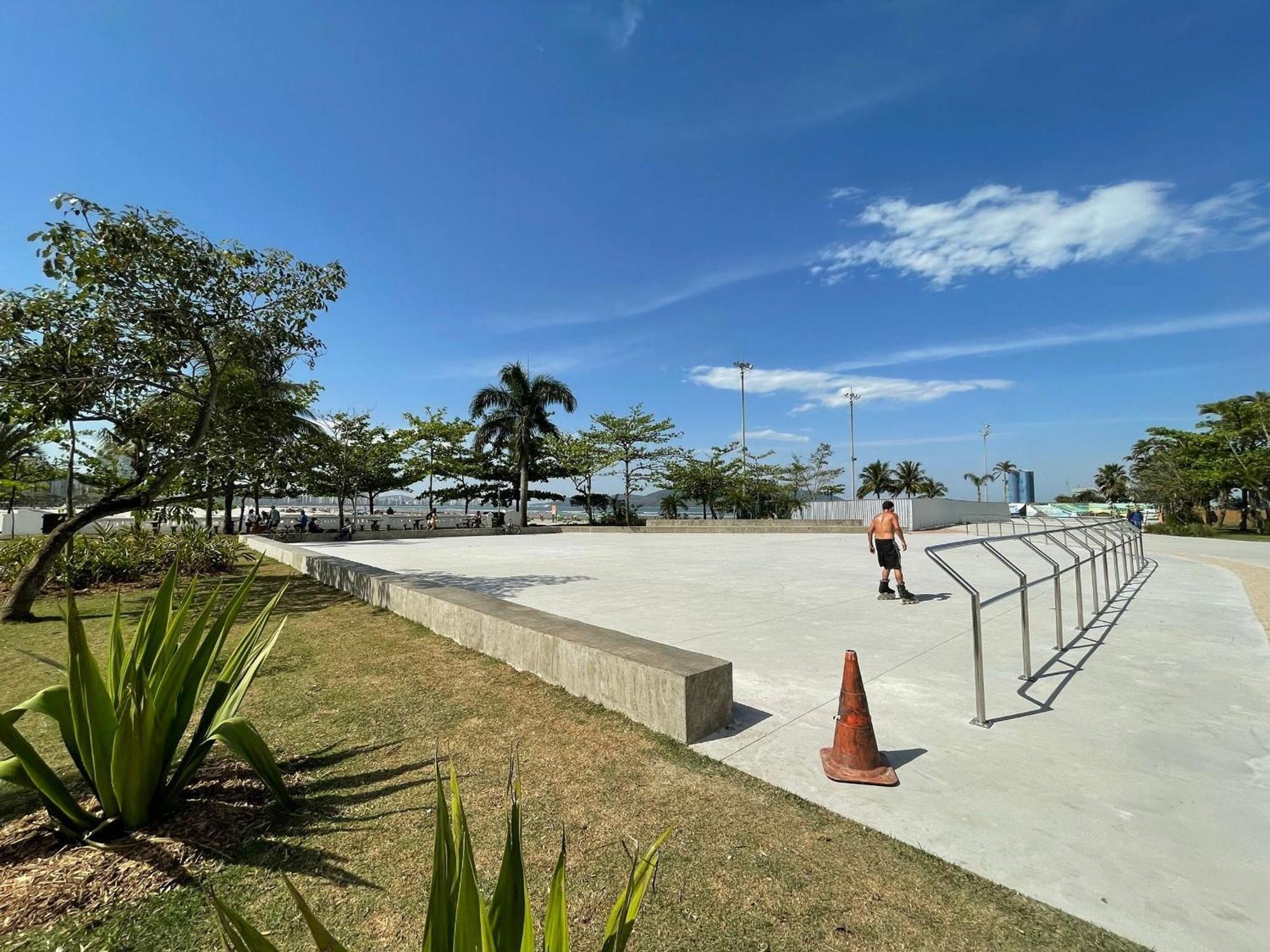 Appartement Ap Pe Na Areia Vista Parcial Mar à Santos  Extérieur photo